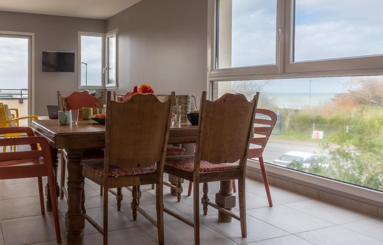 Tribord, appt avec terrasse et vue mer, parking Saint-Côme-de-Fresné Extérieur photo